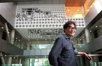 설치작가 이상남 주일한국대사관 신청사에 대형 천장벽화 설치