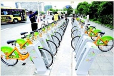 중국 칭다오, 공공자전거 대여소 만든다