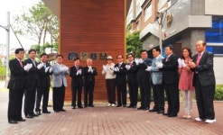 도안13예미지, 2013 살기좋은 아파트 대통령상 동판 제막식 열려