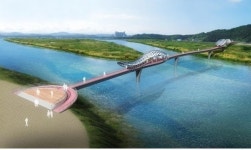 울진군, 남대천 보행교 사업 관광명소로