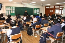 안양소방서 비산중학교 대상 직업 특강