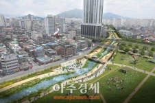 의정부시 백석천,  2015년까지 생태하천으로 복원