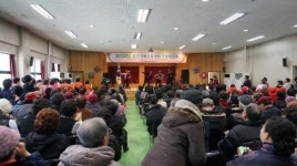 송산실버문화센터 어르신들을 위한 작품 발표회 및 경로잔치