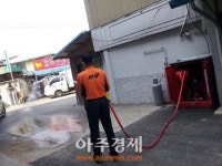 천안서북소방서, 소방 사각지역에 호스릴 소화전 설치