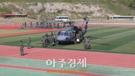 [세월호 침몰] 진도공설운동장에 군 헬기 대기… 시신 및 가족 이송