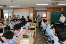 인천 인주중, 교류협력국 교원초청 수업공개