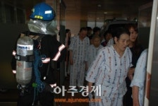 의왕소방서 서울와이즈 요양병원 가상화재 진압훈련
