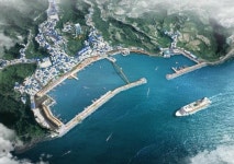 울릉 저동항, 아름다운 미항으로 변모