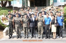 고양시, 구산동 피해농가 육군9보병사단 감사패 수여