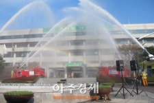 군포소방서 군포시청 광역2호 출동훈련