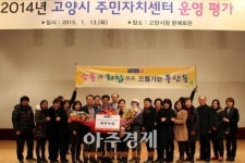 고양시, 2014년 빛낸 우수 주민자치센터