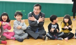 유정복 인천시장, 시청 두루미 어린이집 격려 방문