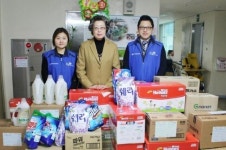 효성, 설 맞아 영락애니아의 집에 생필품 전달