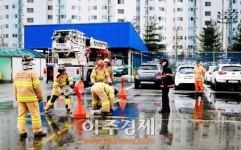 동두천소방서, 진압 대응능력 강화 훈련 실시