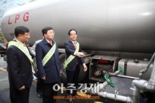 설 가스안전 현장점검하는 박기동 사장