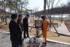 광명소방서, 도덕산 캠핑장 소방안전점검