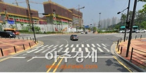 파주시 가온초등학교 앞 교차로 개선공사 완료