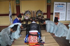 충의공 정기룡 장군 경충사 향례 봉행