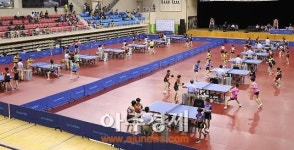 청양군, 아시아주니어?카뎃 탁구선수권대회 파견 국가대표선발전 개최