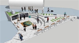 서초구, 강남역 9번 출구 마을마당 문화 휴식공간 조성