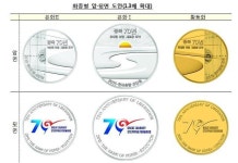 한국은행, 광복 70주년 기념주화 3종 발행