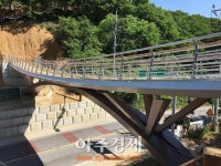 성남시 이배재고개 등산육교 설치