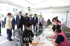 성남시의회 의장단 분당구보건소 방문 격려