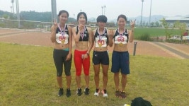 인천 남동구청 육상경기부 제69회전국육상경기선수권대회 1600M릴레이 우승