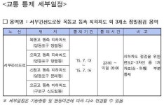 서울시, 13~16일 서부간선도로 지하차도 정밀점검 위해 부분 교통통제 실시