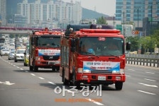 의왕소방서 골든타임 확보 소방통행로 확보 훈련