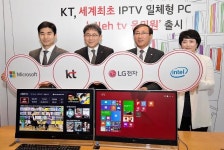 KT 일체형 PC ‘올레 tv 올인원’ 출시... 세계 최초 TV·PC·IPTV 묶어