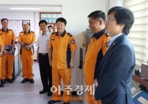 과천소방서 배수문 도의원 격려 방문
