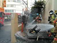 인천 계양 작전동 아파트 재활용 분리수거장 화재
