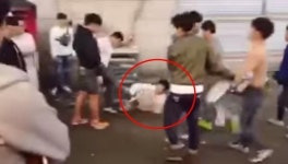 [영상] '부평 패싸움' 넘어진 남성 얼굴 발로차…폭력배와 연관있나?