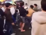 부평 패싸움, 웃통까지 벗더니 결국 기절+피철철? 