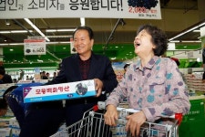 상주포도, 수도권 농협 하나로유통에서 손님 몰이