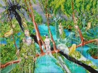 숲과 오필리아가 주는 긴장감