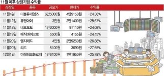 늦깎이 새내기주 19곳 수익률 괜찮을까