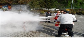 목포방향 화성휴게소, 소방서와 합동 소방훈련