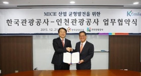 한국관광공사-인천관광공사, ‘KOREA MICE EXPO’ 개최 MOU 체결