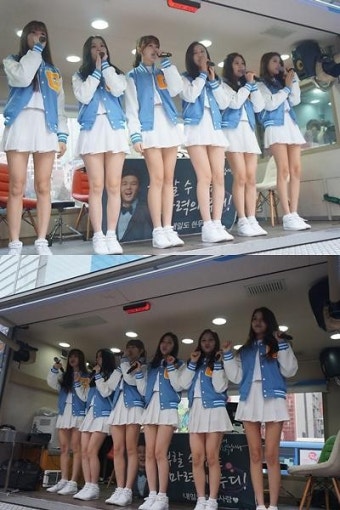 [포토] '굿모닝 FM 전현무입니다' 청취자들에게 감사 인사하는 걸그룹 여자친구