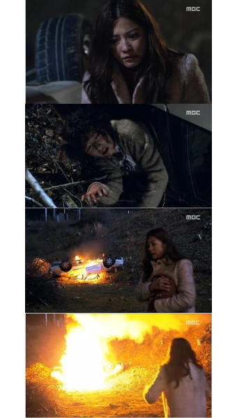 [내딸 금사월]박세영,교통사고 차량 밑에 깔린 송하윤 불타 죽게 해