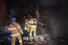 안산소방서 신속한 화재 대응 40명 인명구조