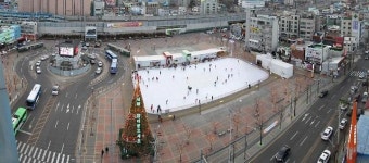 인천동구, 동인천역 북광장 야외스케이트장 운영 성료