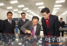 공재광 평택시장, 지스마트(주) 방문..기업애로 청취