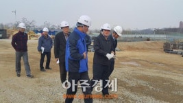 안산시 권오달 단원구청장 신축현장 방문