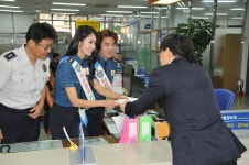 조지훈·박기량, 부산 동래경찰서 홍보대사 재위촉