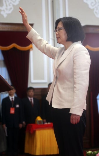'중화민국 대만', 차이잉원 총통 첫 군시찰