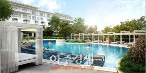 무더위 날리는 오색매력 호텔 야외 수영장