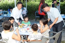 광명시의회 철산종합사회복지관 복날 맞이 행사